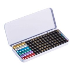 Nl_etui 6 feutres effet metalliques edding 1200
