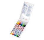 Marqueur peinture acrylique Edding 5100 couleurs standards assorties - Étui de 5