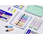 Surligneur Pelikan Textmarker 490 couleurs assorties pastel - Pochette de 6