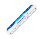 Plastic flat ruler Griffix Pelikan 15 cm