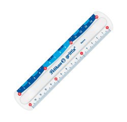 Kunststofflineal Griffix Pelikan 15 cm