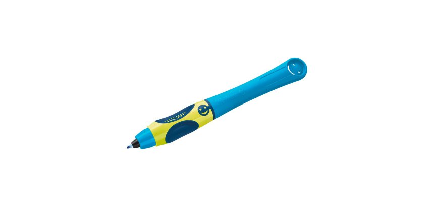 Stylo roller droitier Pelikan Griffix Fresh blue à capuchon pointe 0,8 mm - écriture moyenne