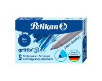 Nl_etui 5 cartouches encre bleues pr roller griff