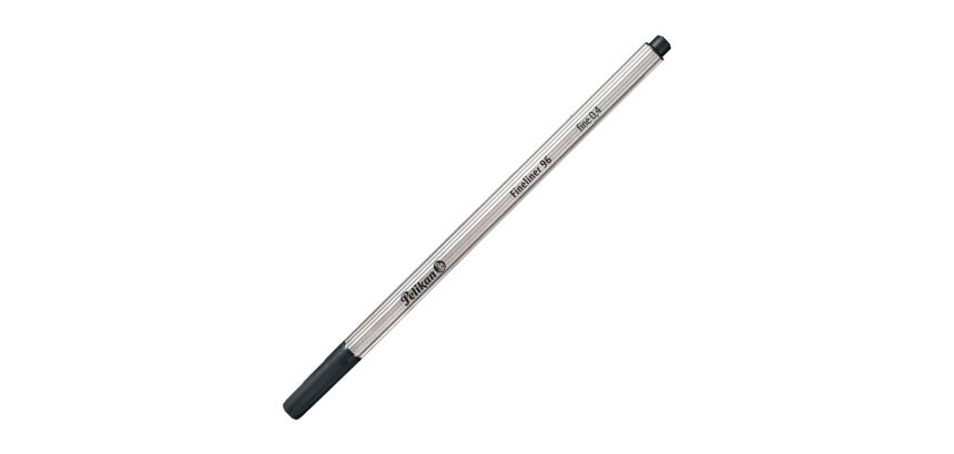 Stylo feutre Pelikan Fineliner 96 à capuchon pointe 0,4 mm - écriture fine