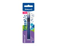 Recharges pour stylo roller effaçable Pelikan erase 2.0 pointe moyenne 0,7 mm - Etui de 2