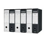 Registratore Protocollo dorso 8 cm Oxford Esselte in cartone 2 anelli A4 tre bianchi e tre neri 6 pezzi
