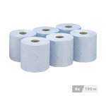 Bobine Wypall essuyage industriel L10 7407 190 m bleue - Colis de 6