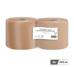 Industrielles Wischtuchrolle Chamois - 800 Blätter - Packung mit 2