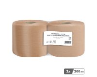 Bobine d'essuyage industrielle chamois - 800 formats - Lot de 2