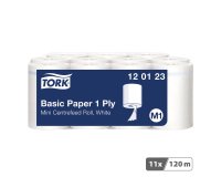 Bobine dévidage central mini Tork M1 Universal 310 - Carton de 11