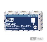 Bobine d'essuyage à dévidage central Tork Reflex™ M4 Maxi - Carton de 6