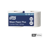 Bobine d'essuyage Tork W1/2 Advanced Plus Blanc - longueur 255 m