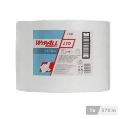 Bobine essuyage industriel Wypall L10 Extra 7141 - 570 m - blanche