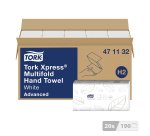 Essuie-mains pliage enchevêtré Tork H2 Advanced - Carton 3800