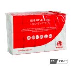 Secamanos Bruneau extra blanco entredoblado - paquete de 3750