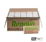 Papierhandtücher 75 % recycelt Renova Green Zig Zag - Karton mit 3600 Stück