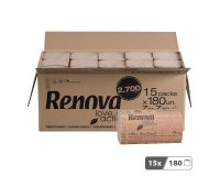 Essuie-mains Zig-Zag Renova Love & Action - Carton de 2700 feuilles