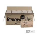 Essuie-mains Zig-Zag Renova Love & Action - Carton de 2700 feuilles