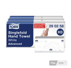 Essuie-mains pliage enchevêtré Tork H3 Advanced - Colis de 1250