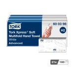 Secamanos plegado en W Tork Advanced suave - Caja de 3780
