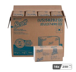Papier essuie-mains pliage enchevêtré Scott Professional 3749 – Carton de 4000