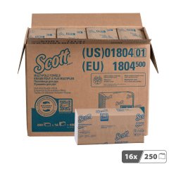 Papier essuie-mains pliage enchevêtré Scott Professional 1804 – Carton de 4000