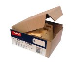 Etiquetas con arandela Apli 120 x 57 mm - Caja de 1000 unidades