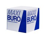 Bloc cube 800 feuilles blanc 90 x 90 mm - Maxiburo