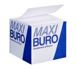 Bloc cube 800 feuilles blanc 90 x 90 mm - Maxiburo