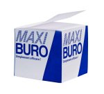 Bloc cube 800 feuilles blanc 90 x 90 mm - Maxiburo