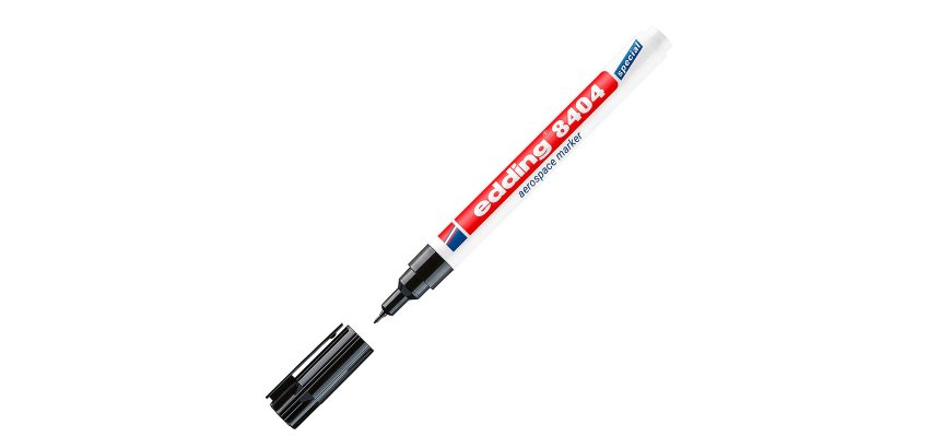 Marcador Permanente edding 8404 marcador aeroespacial negro