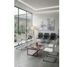 Sedia visitatore gambe a slitta Fixcro