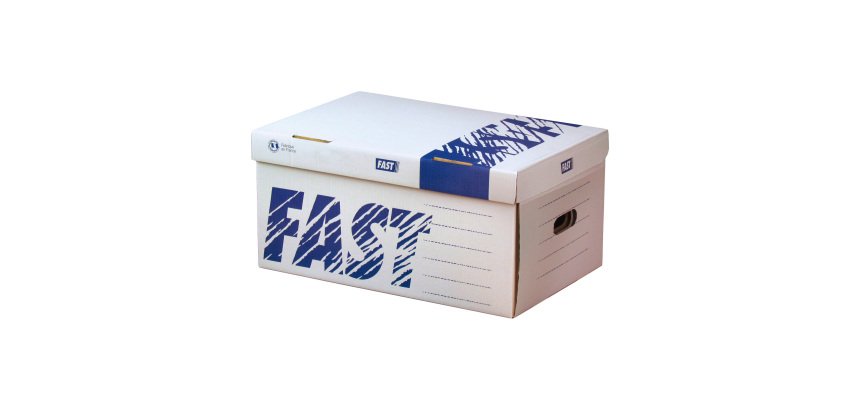 Archiefdoos Karton Fast - Wit - Set van 5