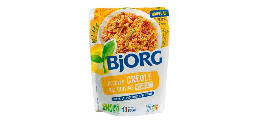 Recette créole Riz cuisiné Veggie Bio Bjorg - Sachet de 250 g