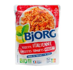 Recette italienne Torsettes aux tomates Veggie Bio Bjorg - Sachet de 220 g