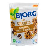 Les Bouchées aux cacahuètes et pépites de chocolat Bio Bjorg - Sachet de 120 g