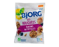 Organic Grape and Blueberry Bites Bjorg - 120 g Bag