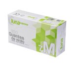 GUANTES SUPREME DE VINILO AZUL SIN POLVO 4,5g. CAJA 100
