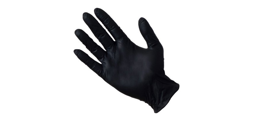 Guantes Supreme nitrilo negro sin polvo 3,5g. caja 100