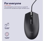 Trust TM-101 Mouse Eco Black USB - 25295