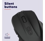 Trust Nito Silent Wireless Mouse Nero - 25549