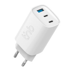 Cargador Lifetime Warranty 2 USB-C + 1 USB-A GaN 65 W TnB