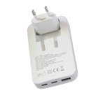Cargador de viaje plegable Lifetime Warranty 2 USB-C + 1 USB-A GaN 65 W TnB