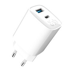 Cargador Lifetime Warranty 1 USB-C + 1 USB-A GaN 45 W TnB
