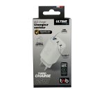 Cargador Lifetime Warranty 2 USB-C + 1 USB-A GaN 65 W TnB