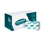 Toalla de papel secamanos amoos engarzada 2 capas 21x22 cm caja de 4000 unidades