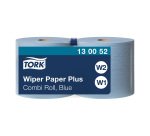 Bobine d'Essuyage Plus bleue W1/2 Tork, absorbant, 750 feuilles
