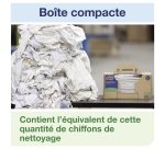 Industrial cleaning cloths grey W7 sheet by sheet box of 210 cloths Tork 