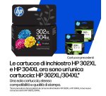 HP Cartuccia Originale 302/304 Tricromia Ciano Magenta Giallo – Resa Standard 100 Pagine