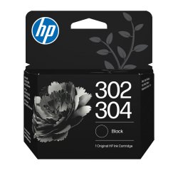 Cartuccia di inchiostro nero originale 302/304, Resa standard, Nero, 1 pz, 120 pagine, Confezione singola
